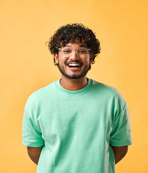 Wilmette Dental Institute | Young man looking exited after his emergency appointment was a success